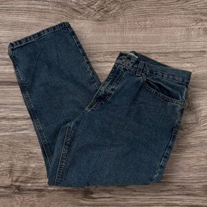 TOMMY HILFIGER size 8 Cropped Jeans High Rise Mom Jeans Vintage